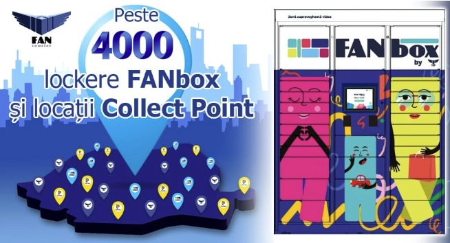 Rețeaua de lockere FANbox accesibilă direct prin platforma woot.ro
