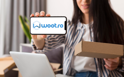 Poza cu o serie de colete online trimise de o doamna prin woot.ro