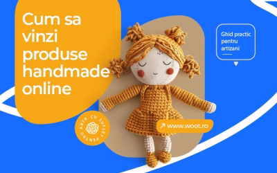 Poza reprezentativa papusa handmade pentru trimiterea ei prin curier
