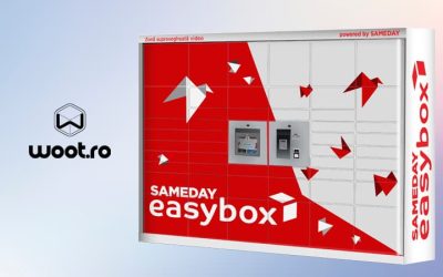 Locker EasyBox Sameday din Bucuresti utilizat pentru livrarea coletelor eMAG si woot.ro
