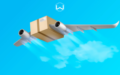 Poza cu Transport colete internationale ieftine si logo woot